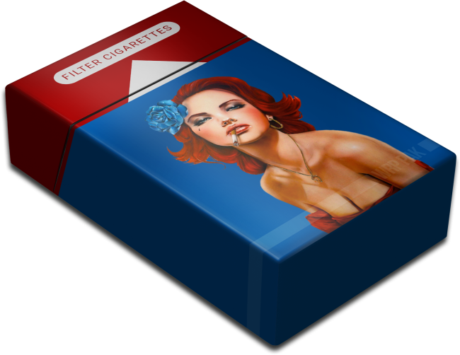 customize cigarette case